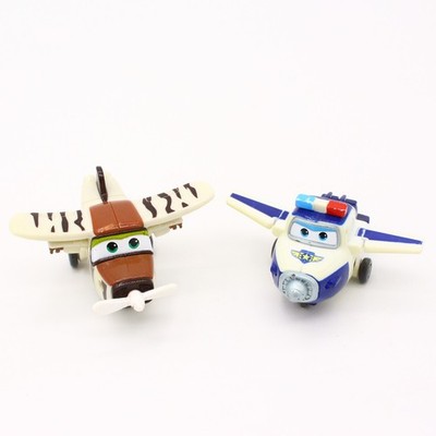 Super Wings Transform-A-Bots Lot Bello & Paul Mini Airplanes 2  Audley 2014