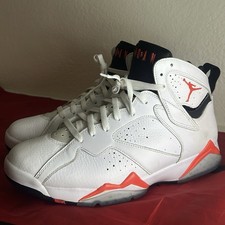 Jordan Air Jordan 7 Retro White Red Black High Top Basketball Sneakers