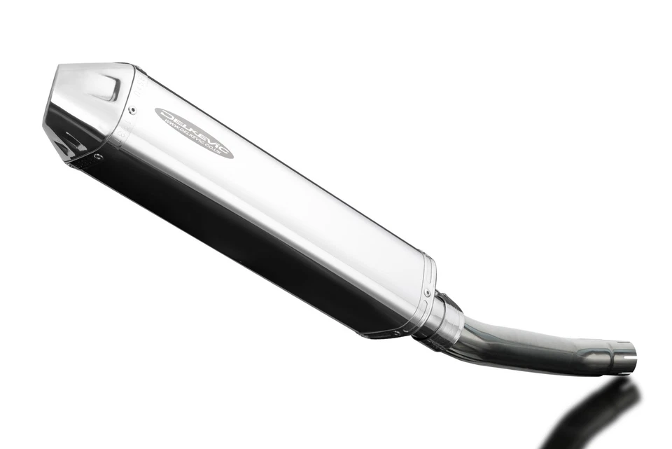 Suzuki GS500 E/F 1989-2009 Slip On 17" Tri-Oval Kit Silenciador de Escape Inoxidable Foto 2 de 4