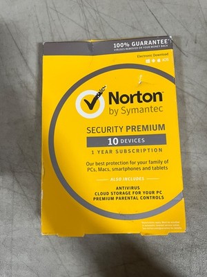 NORTON SECURITY PREMIUM ANTIVIRUS SOFTWARE FOR 10 DEVICES