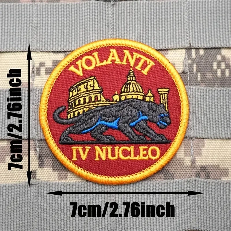 Patch ricamata Polizia di Stato Squadra Volante IV Nucleo - Immagine 2 di 3