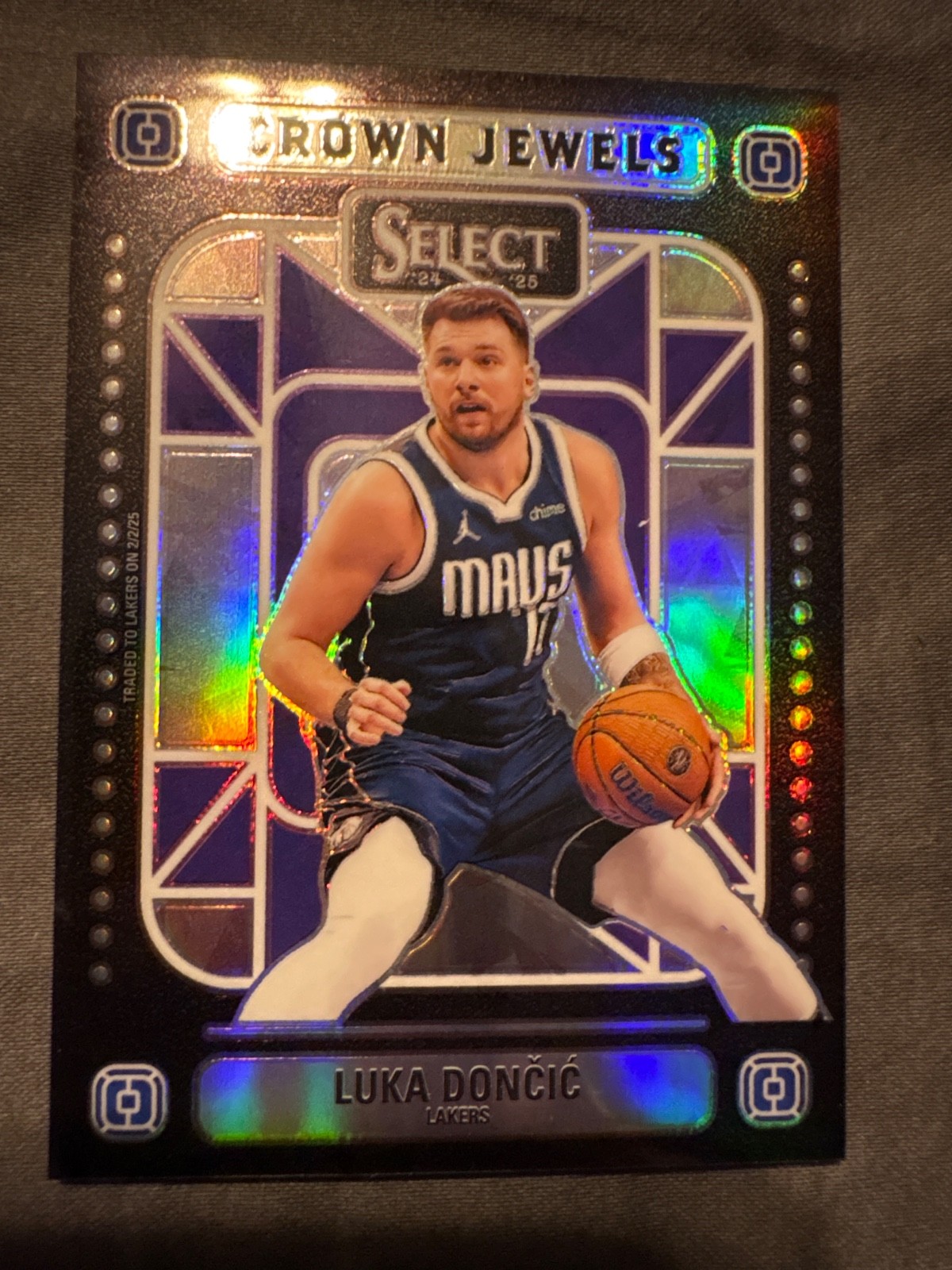 Luka Doncic 2024-25 Panini Select Crown Jewels Ultra Rare Prizm SSP #4🔥