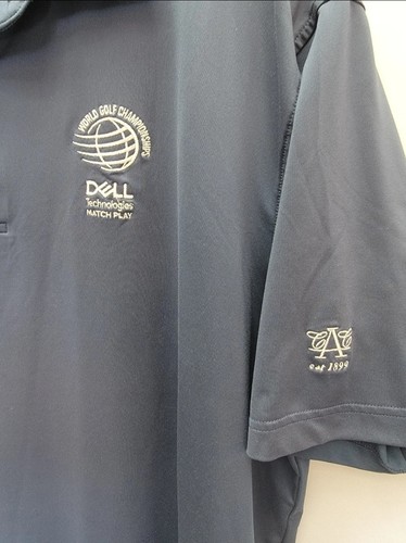 Rare Peter Millar Summer Comfort Golf Polo Shirt Dell Match World Size XL - Picture 2 of 7