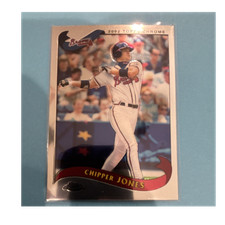 Topps 2002 Topps Chrome Chipper Jones Base #410 Atlanta Braves MLB Card