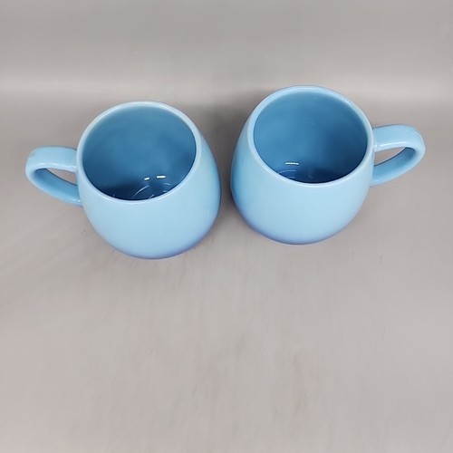 Set Of 2 Temptations Blue Ombre 16 Ounce Coffee Mug - Picture 2 of 4