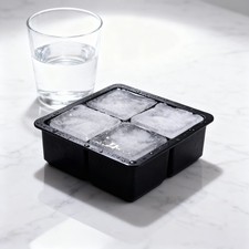 Large Silicone Ice Cube Tray 2.5 inches Ice Cubes Maker Mould for Cocktail PN