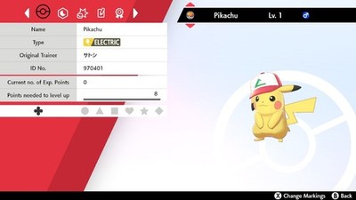 Pokemon Schwert & Schild Shiny Original Cap Pikachu 6IV Max EVs