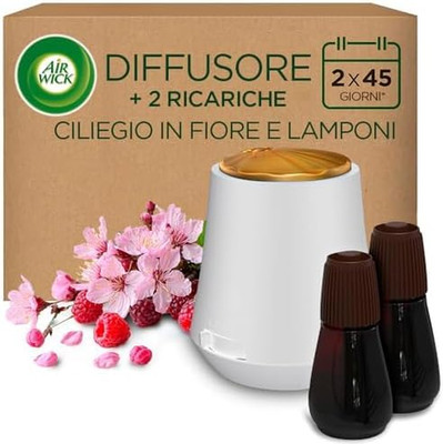 Air Wick Instant Harmonia, Diffuser für ätherische Öle mit 2 Nachfüllungen, Duft