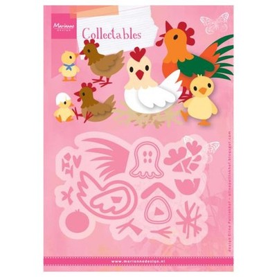 Marianne Design Sammlerstücke Stanzformen - Eline's Chicken Family COL1429