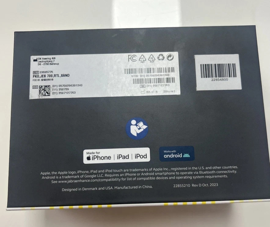 Jabra Enhance Select 700 Hearing Aids - Red Color W/ Activation Code