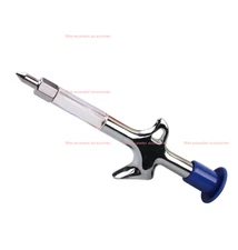 Cycling Aluminum Alloy Grease Gun Mini Nozzle Syringe Bicycle Accessories 
