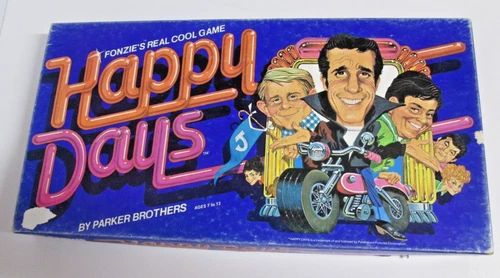Vintage 1976 Parker Brothers Happy Days Board Game Complete Fonzie