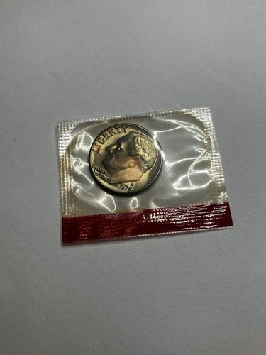 1975 D Roosevelt Dime BU Uncirculated in Mint packaging