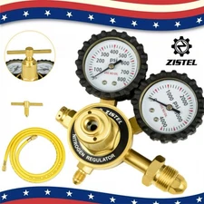 Brass Nitrogen Regulator w/ 0-800 PSI Output Pressure CGA580 Inlet Connection US