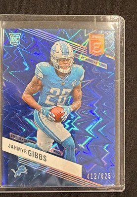 2023 Panini Donruss Elite - Rookies Jahmyr Gibbs #144 Status Sparkle /299 (RC)