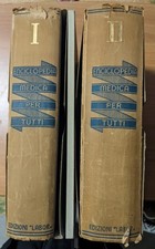ENCICLOPEDIA MEDICA PER TUTTI -EDIZIONI LABOR –  2 VOLUMI – EDIZIONE 1945-46