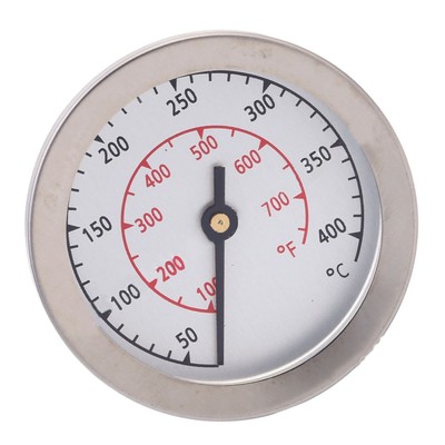 BBQ Grill Thermometer Dual Skala 50 bis 400 Celsius und 100 bis 700 Fahrenheit