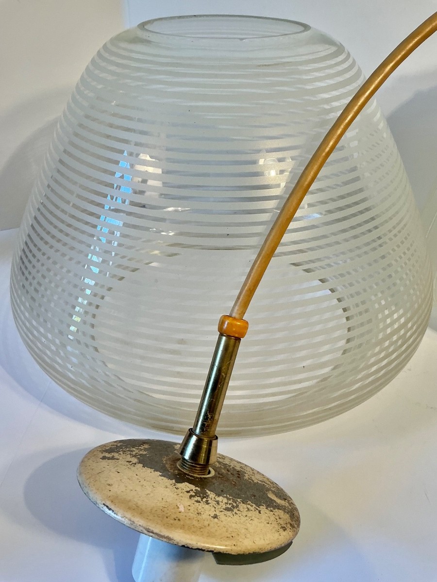 Ca 1950s MCM Wilhelm Wagenfeld MUNICH Pendant Lamp for Peill