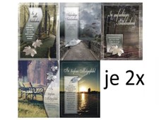 10 Trauerkarten Kondolenzkarten Beileidskarten jedes Motiv 2x mit Umschlag
