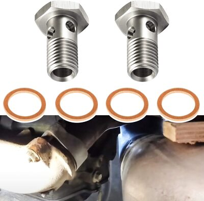 #ad Diesel Fuel Banjo Bolt amp; Washer Kit for Ford 6.0L amp; 6.4L Powerstroke F250 F350 $21.95