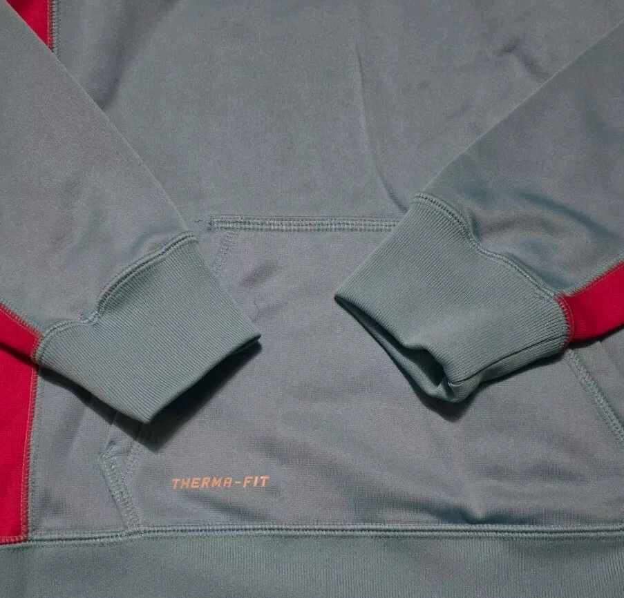 Suéter Pullover Nike Therma-Fit Azul y Rosa Ligero Niñas XL Foto 4 de 4