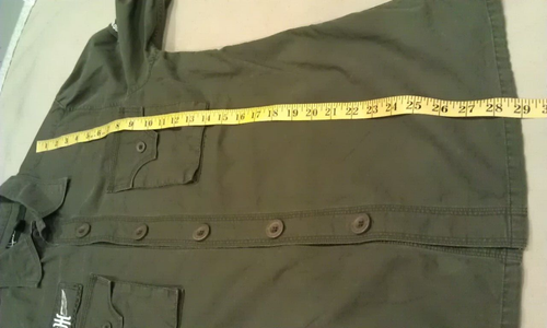 RARE Howe Fugitives Ride Motorcycle Grunge Long Sleeve Shirt Mens M Green - Picture 14 of 15