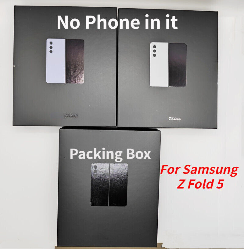 Retail Empty Box for Samsung Z Fold5/Z flip5 S23Ultra With/Without  Accessories
