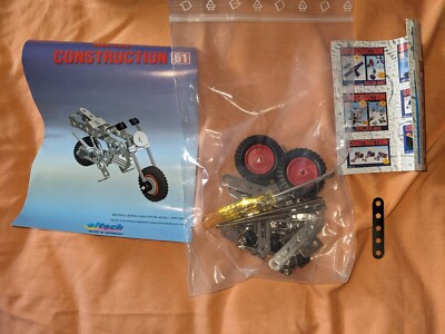 Eitech Construction Metallbaukasten Nr. 61 Motorrad OVP