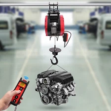 110V 50/60HZ ELECTRIC HOIST WITH REMOTE CONTROL WINCH LIFT - 350KG/771.62LBS!