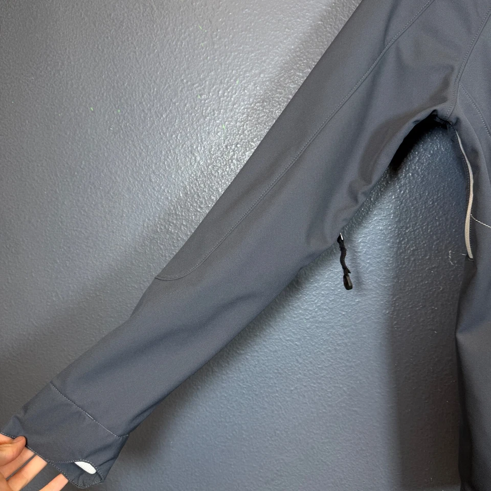 Jaqueta vintage Oakley L feminina cinza SoftShell forrada de lã - Imagem 4 de 4