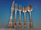 Melrose by Gorham Sterling Silver Flatware Set For 6 Service 30 Pieces