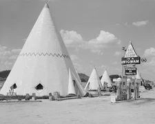 Teepee Cabins For Tourists Photo Wigwam Village Cave City Bardstown KY 1940 8x10