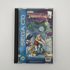 Dragon's Lair (Sega CD, 1993) CIB Complete Tested Game w/Manual