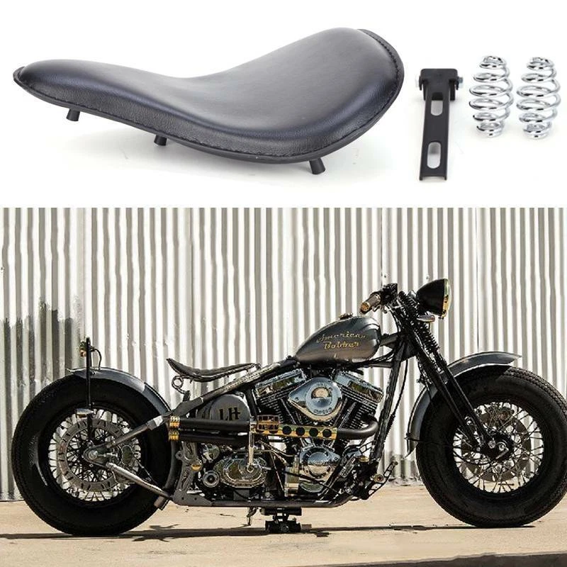 Asiento Bobber Classic Solo para Honda Shadow 750/1100 ACE Aero Phantom Sabre Spirit Foto 2 de 4