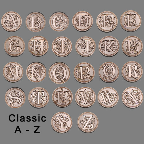 Wax seal stickers - Letter A B C D E F G H I J K L M N O P Q R S T U V W X Y Z - Picture 3 of 4