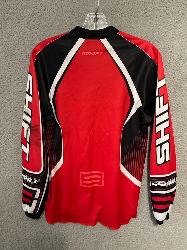 Jersey Shift Niños Talla XL Motocross Rojo Manga Larga Juvenil Foto 3 de 4