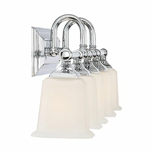 Quoizel NL8605C 5-Light Nicholas Bath Light in Polished Chrome - Picture 6 of 9