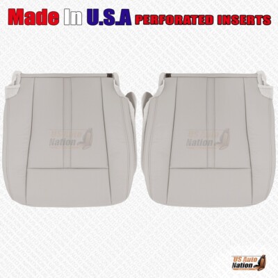 2015 2016 2017 Lincoln Navigator Driver and Passenger Bottoms Leather Cover Gray