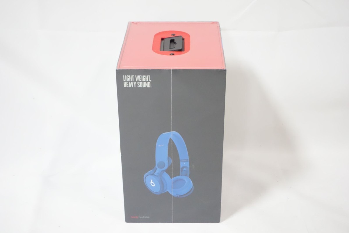 Beats by Dr. Dre Headphones Mixr Blue Color MHC72PA/A Box Beats by Dr. Dre Headphones Mixr Blue Color MHC72PA/A Box