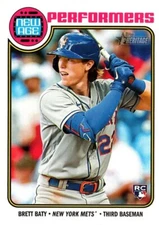 2023 Topps Heritage New Age Performers #NAP-12 Brett Baty RC