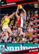 2024 St Kilda Saints AFL TeamCoach Card - Rowan Marshall