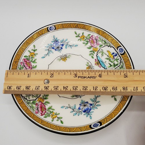 Antique MINTON Hand Painted Teacup And Saucer Birds Asian Style - Picture 14 of 17