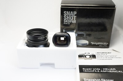 Voigtlander Snap Shot Skopar 25mm f/4 m39 screw mount Lens/Finder