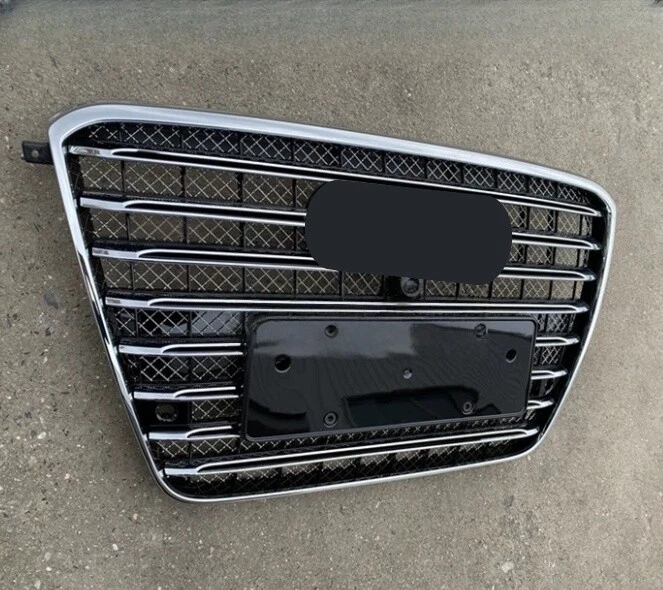 Parachoques delantero tira cromada estilo Audi 2011-2013 A8 S8 D4 W12 Foto 2 de 3