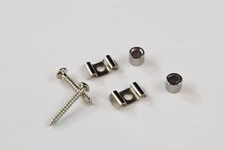 Set of 2 Vintage Strat Style Butterfly String Trees in Chrome, Black and Gold