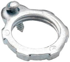 Bridgeport Fittings 121-S, 1/2", Steel, Vibration and Bonding Locknut, 1 pc