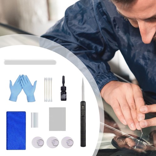 Automotive Glass Nano Repair Kit Fluid Fix Car Windshield Resin Chip Crack Tool - Picture 7 of 12