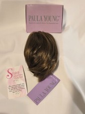 PAULA YOUNG WARM BROWN CLIP-ON PONYTAIL SYNTHETIC HAIR