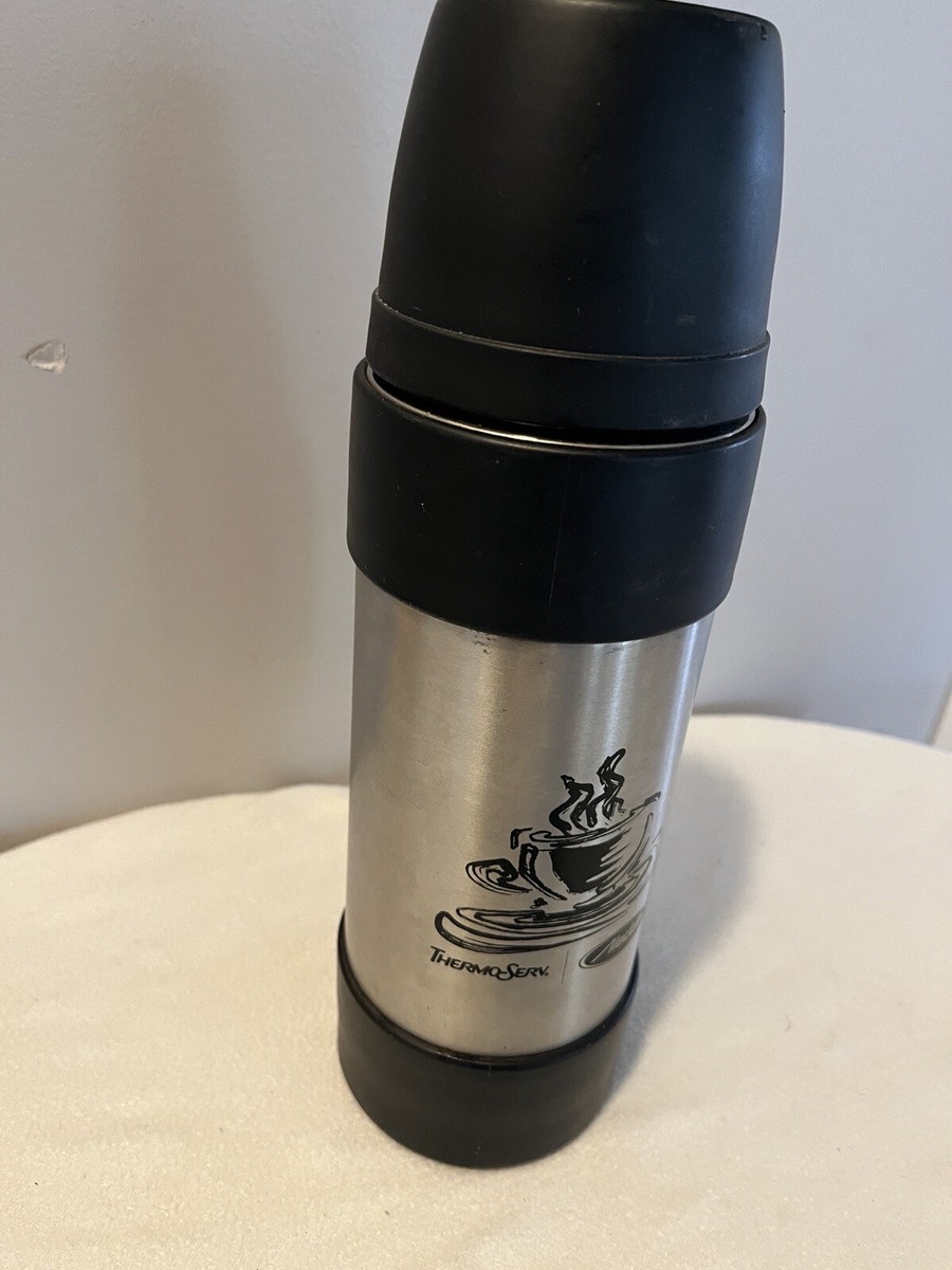 Stanley Aladdin SERV-PRO Thermos 16oz Coffee Mug Vacuum Bottle Vintage