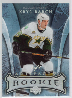 * 2007-08 UD Artifacts - Silver Rainbow #199 - KRYS BARCH [1/1] [One of One]